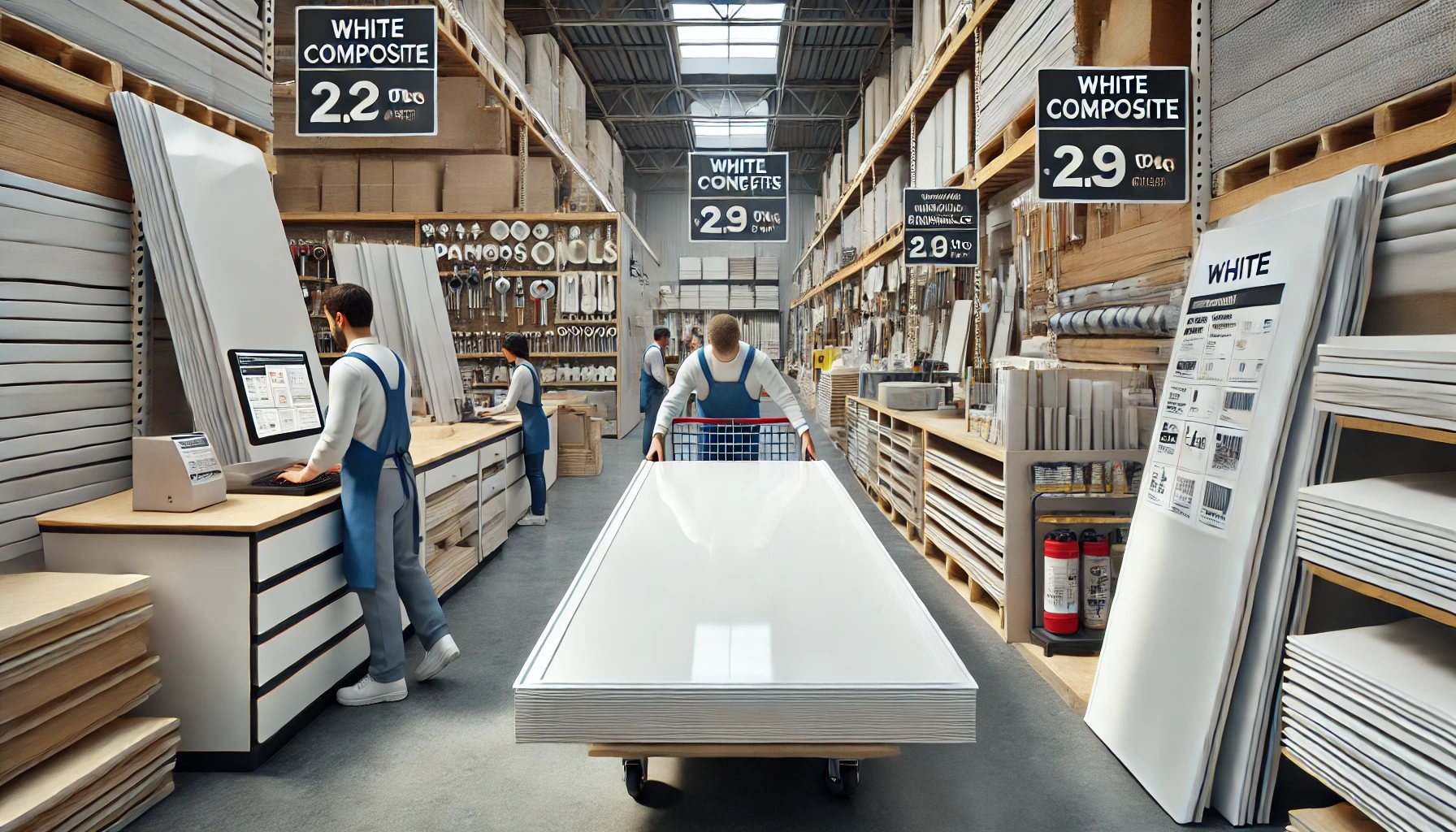 خرید ورق کامپوزیت سفید